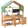 VEVOR Mud Kitchen for Kids, Wooden Toy Play Kitchen Set with Accessories, Outdoor Toddler Grocery Store Playset, Pretend Play Ki