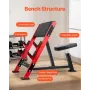 Preacher Curl Bench, Strength Training Benches, Max load 660 LBS Home Gym Fitness Equipment, Seated Arm Isolated Barbell Dumbbel