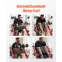 Preacher Curl Bench, Strength Training Benches, Max load 660 LBS Home Gym Fitness Equipment, Seated Arm Isolated Barbell Dumbbel