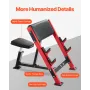 Preacher Curl Bench, Strength Training Benches, Max load 660 LBS Home Gym Fitness Equipment, Seated Arm Isolated Barbell Dumbbel
