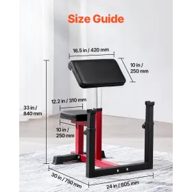 VEVOR Weight Bench with Leg Extension, Strength Training Benches, Max load 440 LBS Home Gym Bench Fitness Equipment, Seated Arm 