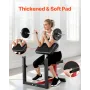 Weight Bench with Leg Extension, Strength Training Benches, Max load 440 LBS Home Gym Bench Fitness Equipment, Seated Arm Isolat