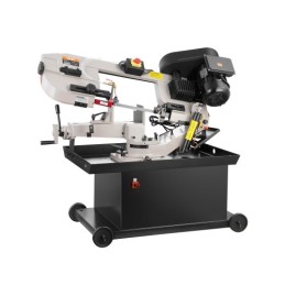 Metal Band Saw 1.1 KW  7 X 8.25 In Cutting Capacity Horizontal and Vertical Cutting 4 Speeds Variable Speed Bandsaw 220V 0Â° To