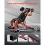Weight Bench, 1200lbs Heavy Duty Stable Weight Bench Press for
