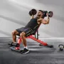 Weight Bench, 1200lbs Heavy Duty Stable Weight Bench Press for