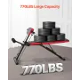VEVOR Multi-Functional Weight Bench for Full Body Workout, Roman Chair Hyperextension Bench, 770 lbs Adjustable & Foldable Equip