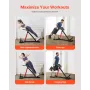 Roman Chair Hyperextension Bench, 350 lbs Adjustable Extension Machine, Multi-Function Exercise Equipment for Glute, Hamstring, 