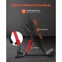 Roman Chair Hyperextension Bench, 350 lbs Adjustable Extension Machine, Multi-Function Exercise Equipment for Glute, Hamstring, 