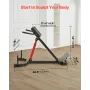 Roman Chair Hyperextension Bench, 350 lbs Adjustable Extension Machine, Multi-Function Exercise Equipment for Glute, Hamstring, 