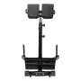 Roman Chair Hyperextension Bench, 350 lbs Adjustable Extension Machine, Multi-Function Exercise Equipment for Glute, Hamstring, 