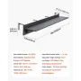 altanhængende bord, 12 x 59 tommer sammenklappeligt