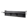 Balcony Hanging Table, 12 x 59 in Folding Balcony Railing Table, Outdoor Balcony Bar Table for Railings, 50 lbs Loading, Fit Rai