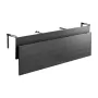 Balcony Hanging Table, 12 x 59 in Folding Balcony Railing Table, Outdoor Balcony Bar Table for Railings, 50 lbs Loading, Fit Rai