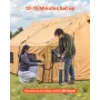 Inflatable Tents for Camping, 5-8 Person Easy Setup Blow up Tent with Hand Pump, Luxury Glamping Tent with 2 Skylights, Canopy, 