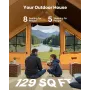 oppustelige telte til camping, 5-8 personer let opsætning blow