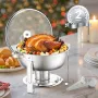 Chafing tallerkenbuffetsæt, 5 Qt 2 pakke, rustfrit stål chafer