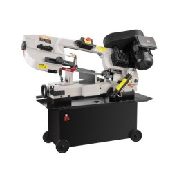 Metal Horizontal Band Saw 1.1 KW, 7 X 12 In Cutting Capacity 4 Speeds Variable Speed Bandsaw 220V Horizontal & Vertical Cutting