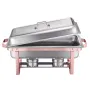 Chafing Dish Buffet Set, 8 Qt 2 Pack, Stainless Steel Chafer with 2 Full Size Pans, Rectangle Catering Warmer Server with Lid Wa