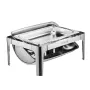 VEVOR Roll Top Chafing Dish Buffet Complete Set, 9Qt Stainless Steel Chafer with Full Size Pan, Rectangle Catering Warmer Server