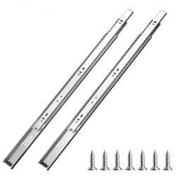 Drawer Cabinet Slides Side Mount 22 inch 10 Pairs 100 LB Load Replacement