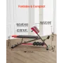 VEVOR Multi-Functional Weight Bench for Full Body Workout, Roman Chair Hyperextension Bench, 660 lbs Adjustable Extension Equipm