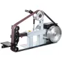 2Hp Belt Grinder Constant Speed 2 X 82 inch Belt Disc Sander with 3 Grinding Wheel 110V Bench Sander 12 inch Wheel and Flat