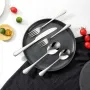 30-Piece Silverware Set, Food-Grade Stainless Steel Flatware Utensils, Mirror Finished Cutlery Set, Dishwasher Safe Eating Table