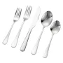 VEVOR 30-Piece Silverware Set, Food-Grade Stainless Steel Flatware Utensils, Mirror Finished Cutlery Set, Dishwasher Safe Eating