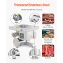 VEVOR Meat Grinder, 11 Lbs/Min Electric Meat Grinder, Slicer, Sausage Stuffer with Blade, Grinding Plate, Sausage Maker, Stainle