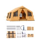 Inflatable Tent for Camping 8-12 Person Glamping Tent with Pump Easy Set up