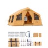 Inflatable Tent for Camping 8-12 Person Glamping Tent with Pump Easy Set up