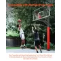 Basketball Pole Pad, 71 inch Tall and 1.2 inch Thick Heavy Duty Wrap Around Pole Padding, Fits 2-6.3 Round & 4.5x4.5 inch Square