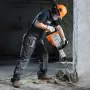 Demolition Jack Hammer, 3500W Jack Hammer Concrete Breaker, 1900 BPM Heavy Duty Electric Jack Hammer, 2pcs Chisel with Gloves & 
