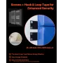 Gym Wall Padding, 71 x 24 x 2 inch Tear-Resistant Wall Mat, Removable 2" Thick Foam High Density Basketball Court Wall-Mounted P