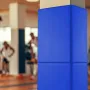 Gym Wall Padding, 71 x 24 x 2 inch Tear-Resistant Wall Mat, Removable 2" Thick Foam High Density Basketball Court Wall-Mounted P