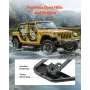Jeep Tube Doors, 4-Door, Adventure Style Jeep Tubular Door with DOT Certified Rear View Mirrors, Jeep Doors with Rear Mirrors fo