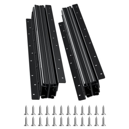 Undermonteret skuffe lysbilleder 16 tommer under trappekabinetskinner 260 lb belastning