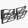 Jeep Tube Doors, 4-Door, Hunting Style Jeep Tubular Door with Heavy-Duty Hinges & OE Latch, Jeep Doors with Rubber Pads & Toughe