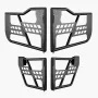 Jeep Tube Doors, 4-Door, Hunting Style Jeep Tubular Door with Heavy-Duty Hinges & OE Latch, Jeep Doors with Rubber Pads & Toughe
