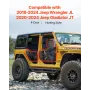 Jeep-rørdøre, 4-dørs, jagtstil jeep-rørdøre med