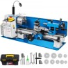 Mini Metal Lathe 550W Variable Speed Metal Lathe 50 to 2500Rpm Precision Mini Benchtop Lathe 7x14 Inch for Mini Precision Parts