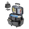 Rolling Laptop Bag 15.6 Inch Wheeled Computer Bag for Women & Men Gray