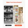 Over the Door Pantry Organizer, 9-Tier Pantry Organization and Storage, Heavy-Duty Steel Hanging Spice Rack, Adjustable Wall Sea
