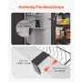 Over the Door Pantry Organizer, 6-Tier Pantry Organization and Storage, Heavy-Duty Steel Hanging Spice Rack, Adjustable Wall Sea