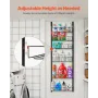 VEVOR Over the Door Pantry Organizer, 6-tier Pantry Organization and Storage, Heavy Duty Stål hængende krydderihylde, Justerbar