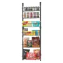 VEVOR Over the Door Pantry Organizer, 6-Tier Pantry Organization and Storage, Heavy-Duty Steel Hanging Spice Rack, Adjustable Wa
