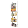 VEVOR Over the Door Pantry Organizer, 6-Tier Pantry Organization and Storage, Heavy-Duty Steel Hanging Spice Rack, Adjustable Wa