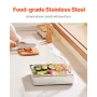 bordplade madserveringsbeholder, 1 x 1/2 pande rustfrit stål