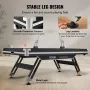 VEVOR Air-Powered Hockey Table, Indoor Hockey Table for Kids and Adults, LED Sports Hockey Game with 2 Pucks, 2 Pushers, and Ele
