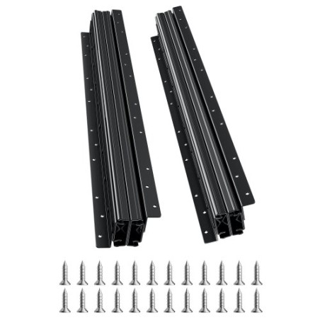 Undermonteret skuffe glider 24 tommer under trappekabinetskinner 260 lb belastning